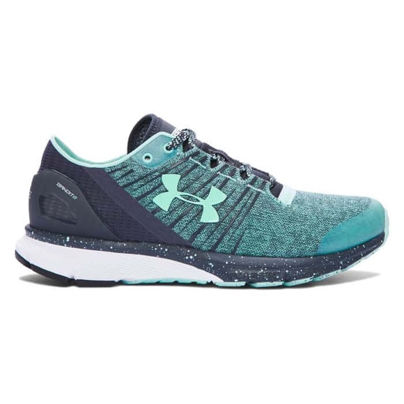 Under Armour Charged Bandit 2 Aqua Splash / Dark Grey Shoes Size Women’s 9 - Picture 1 of 12